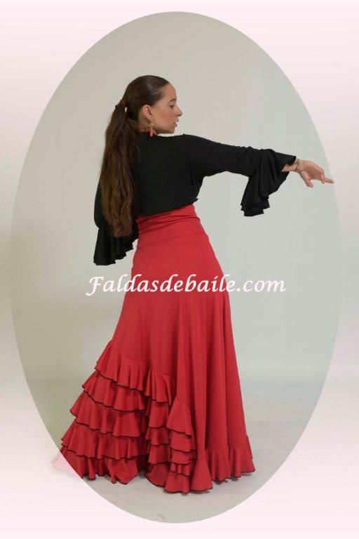 Falda baile flamenco Modelo Bornos 79€